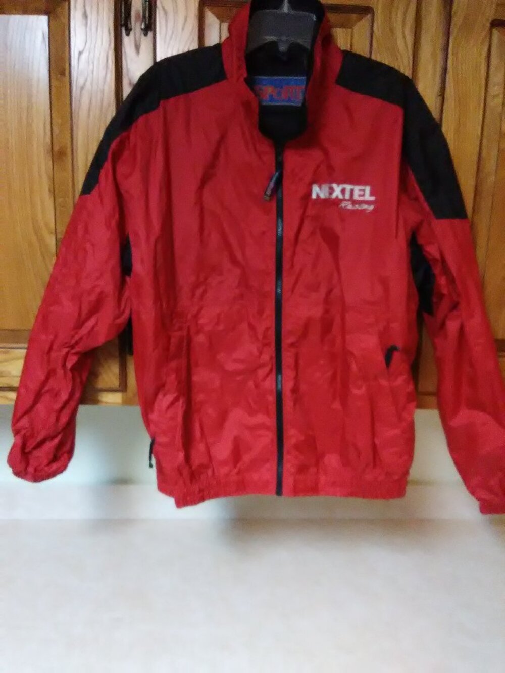 Large Dunbrooke windbreaker NEXTEL RACING - no flaws that I can find - VINTAGE